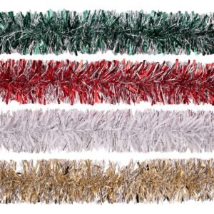 5Ply 2M Fine Cut Tinsel Red