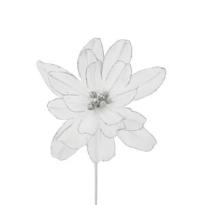 White Magnolia Stem 32Cm