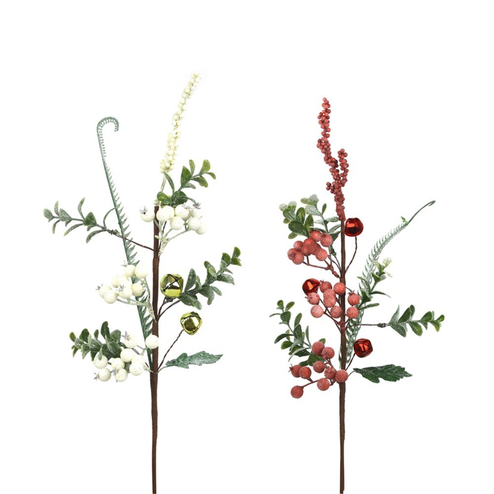 42Cm Burgundy Berry Pick