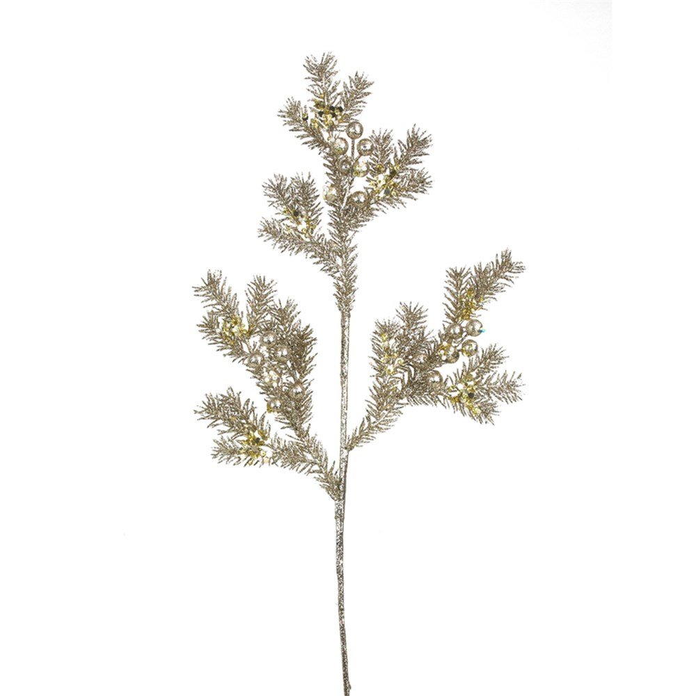 63Cm Champagne Glitter Stem