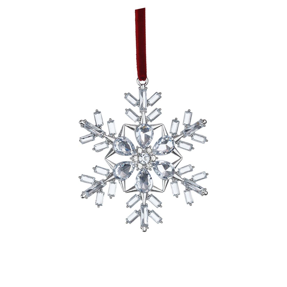 10Cm Crystal Snowflake Tree Ornament