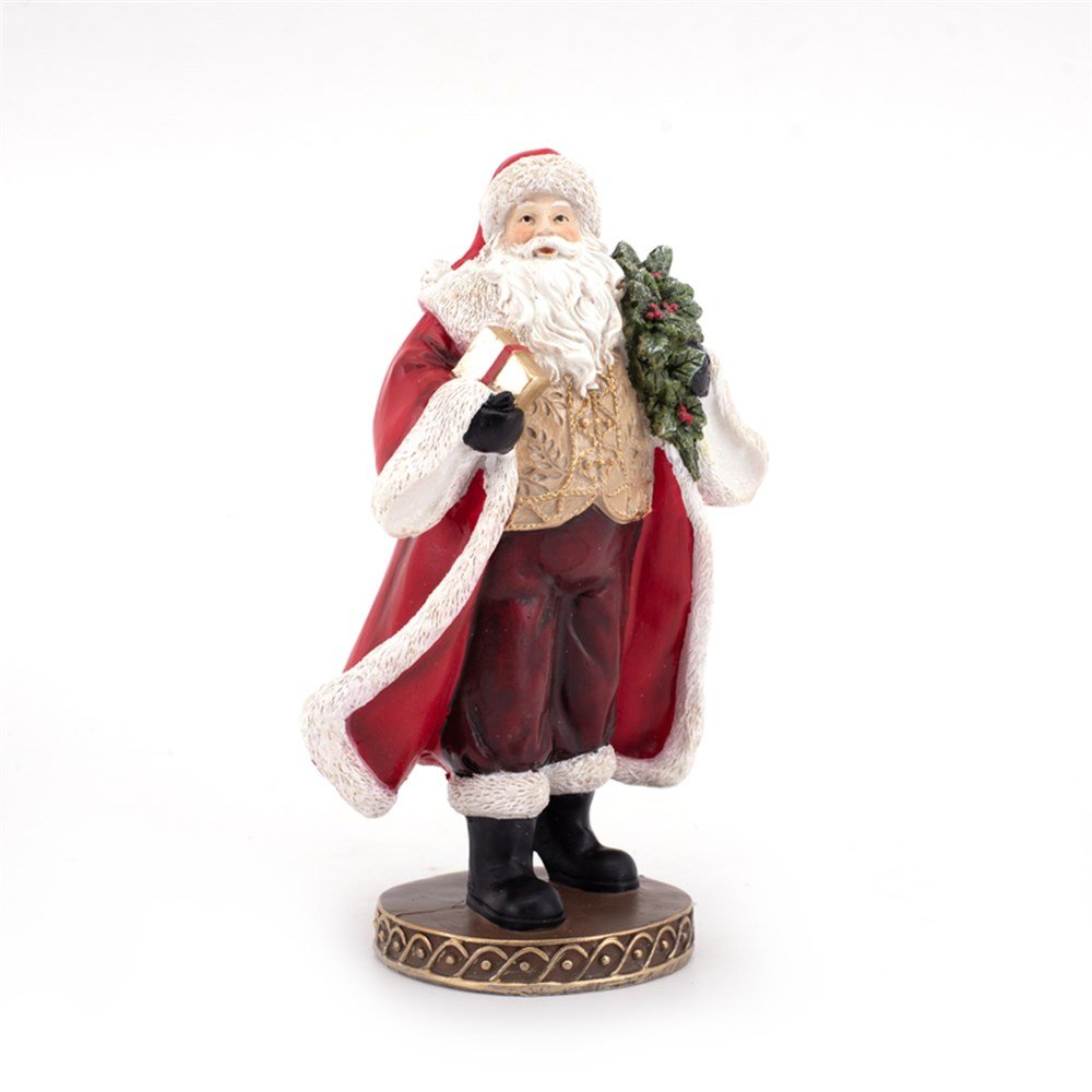 13.5X11X23Cm Polyresin Santa