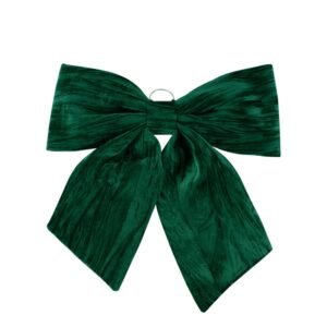 67X72Cm Emerald Velvet Bow