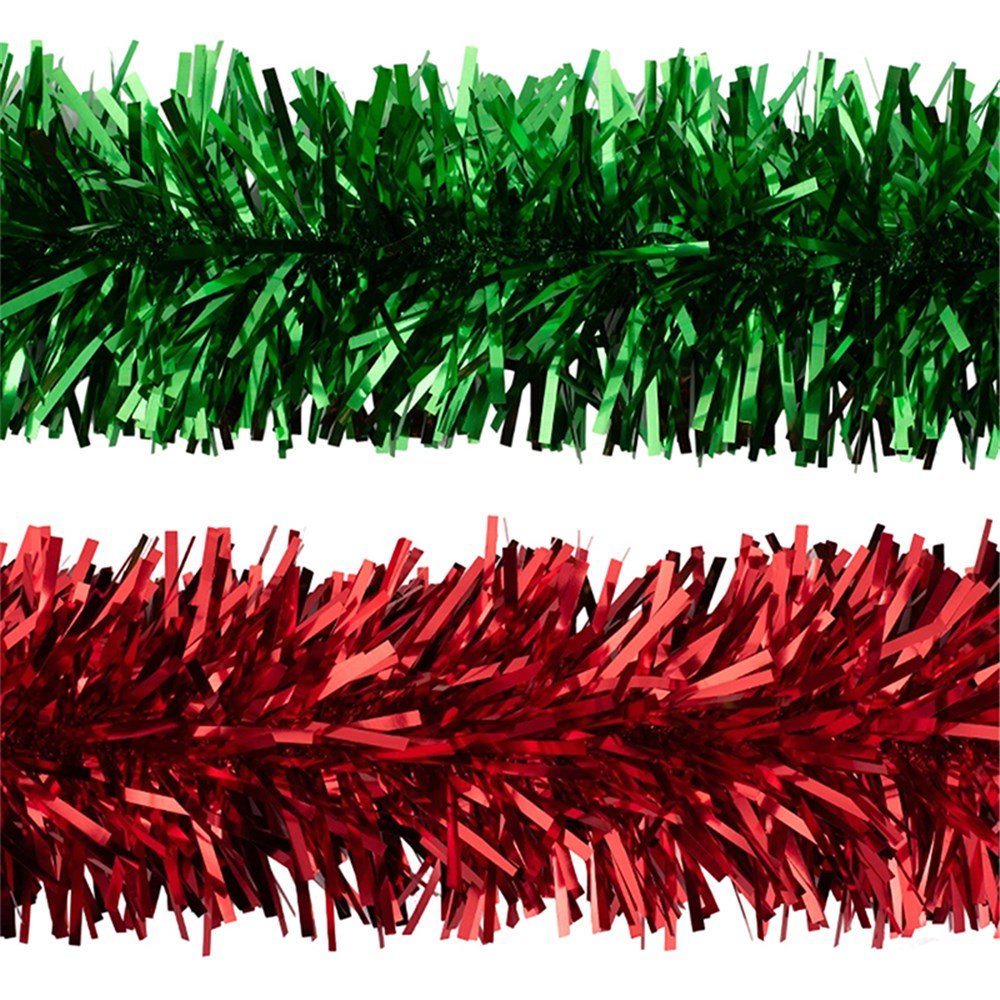 2M 6Ply D20Cm Thick Cut Tinsel Green