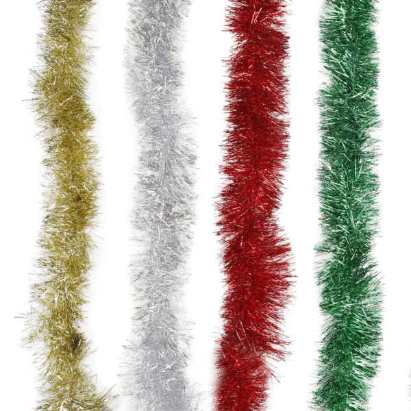 Tinsel Traditional 2m Silver