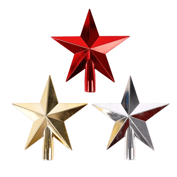 Traditional Star Topper 15cm Red