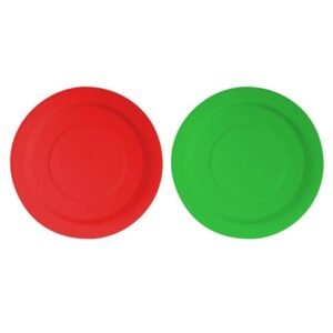 Plastic Plate 23cm Pk12 Green