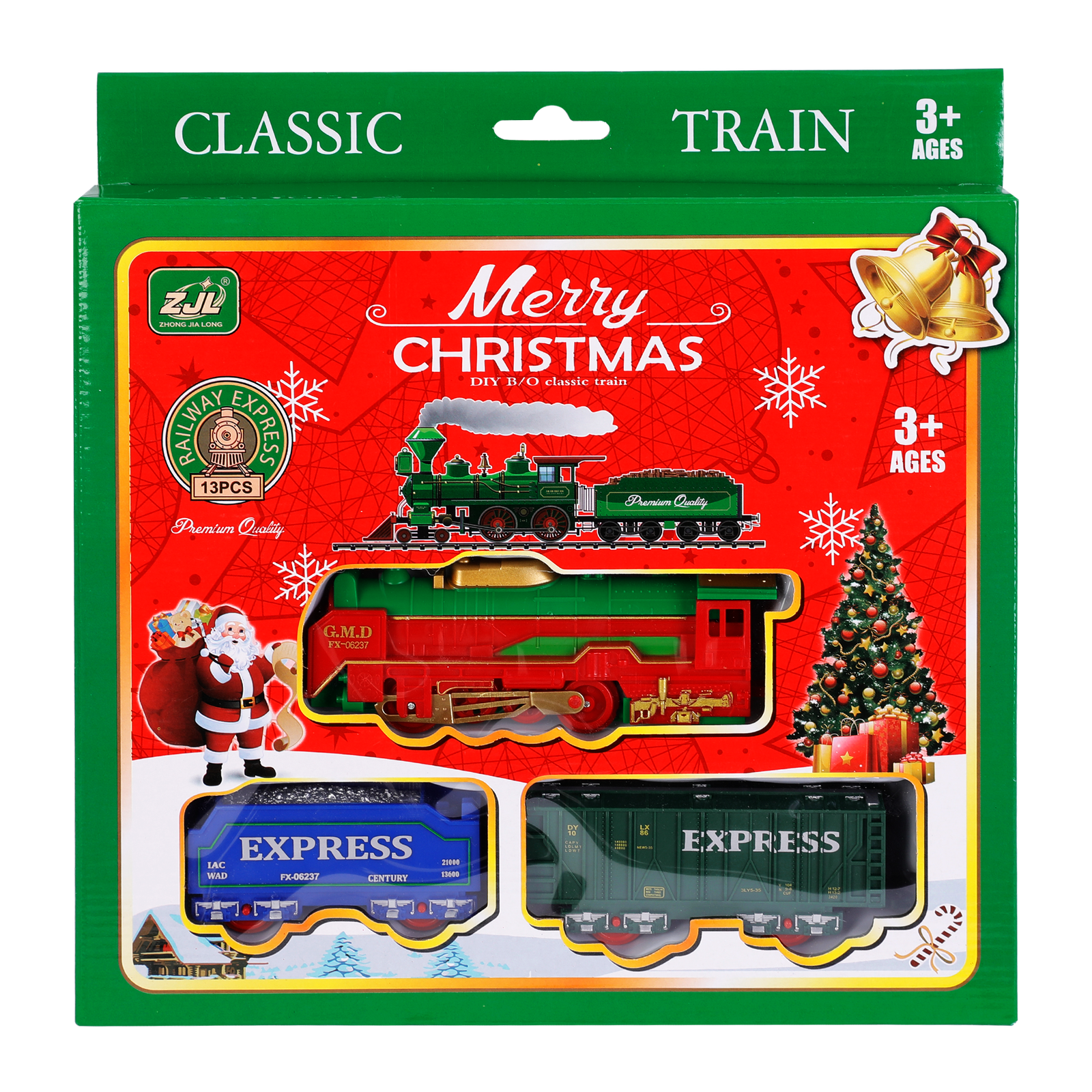 3 Carriage Train Set 13pcs
