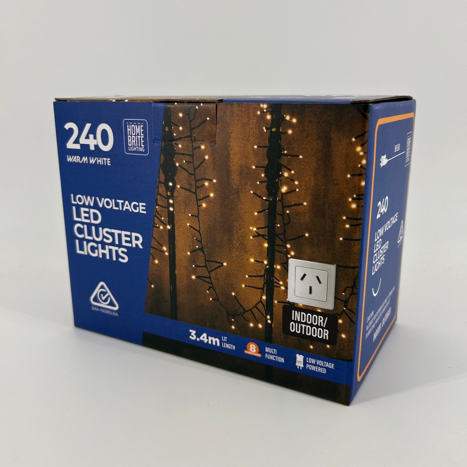 LED Micro Cluster 240Pc Warm