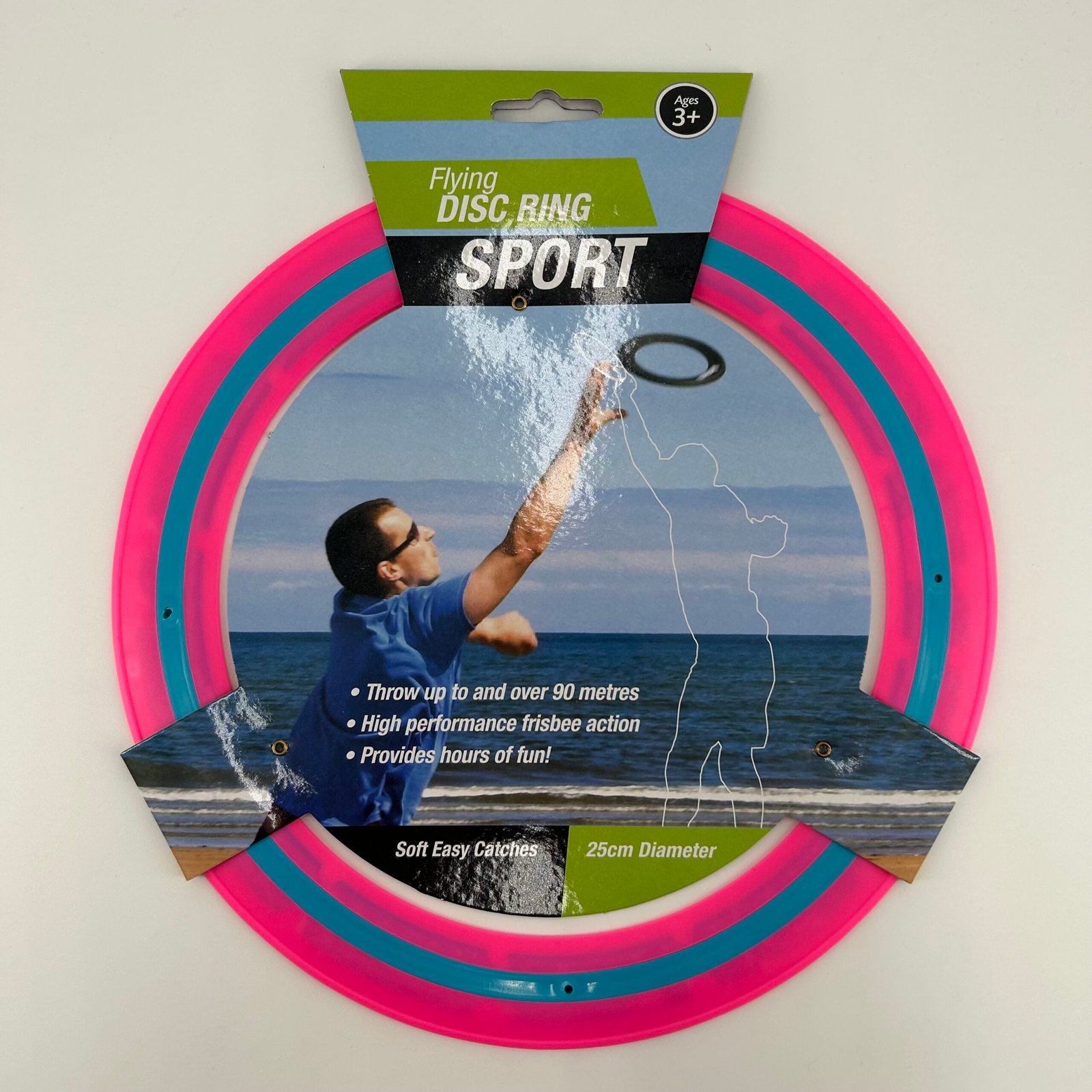Reflective Frisbee 25cm Pink
