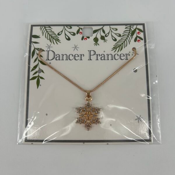 Christmas Jewellery Necklace Snowflake