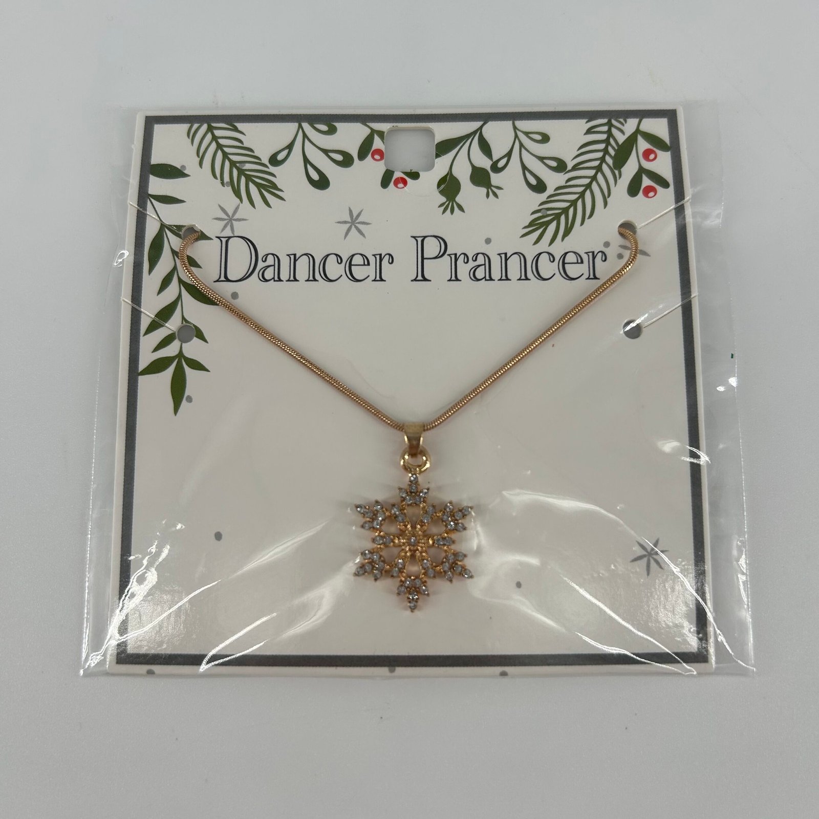 Christmas Jewellery Necklace Snowflake