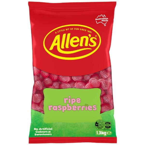 Allens Ripe Raspberries 1.3KG