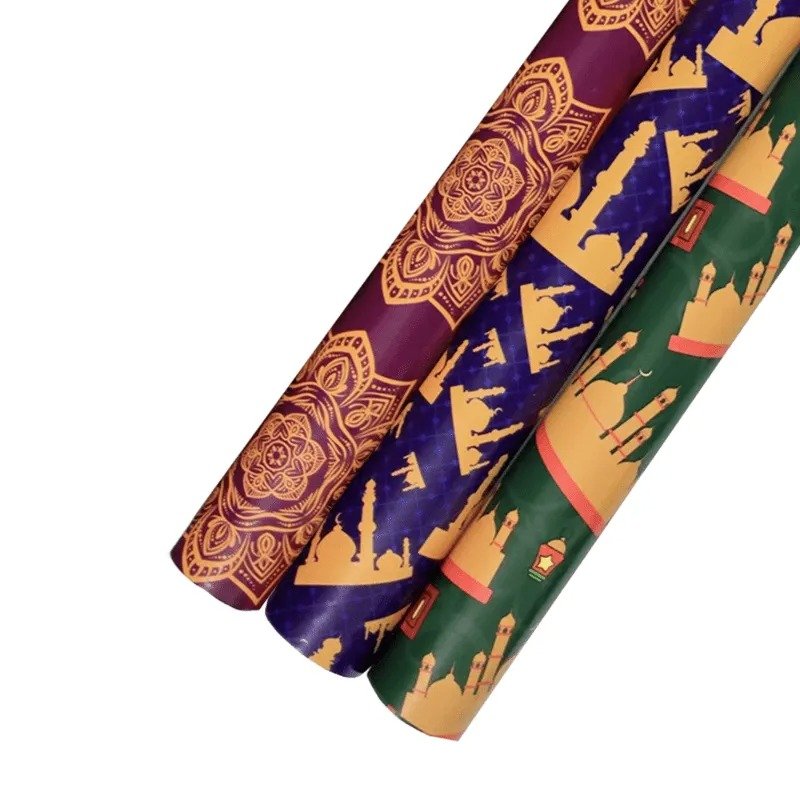 Eid Mubarak Gift Wrapping Paper - Blue 70*30cm
