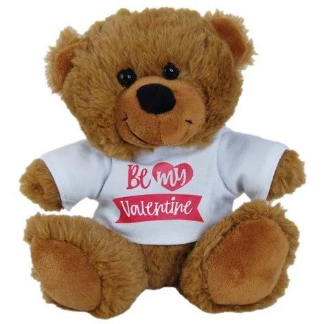 Brown Bear "Be My Valentine" Shirt 23Cm