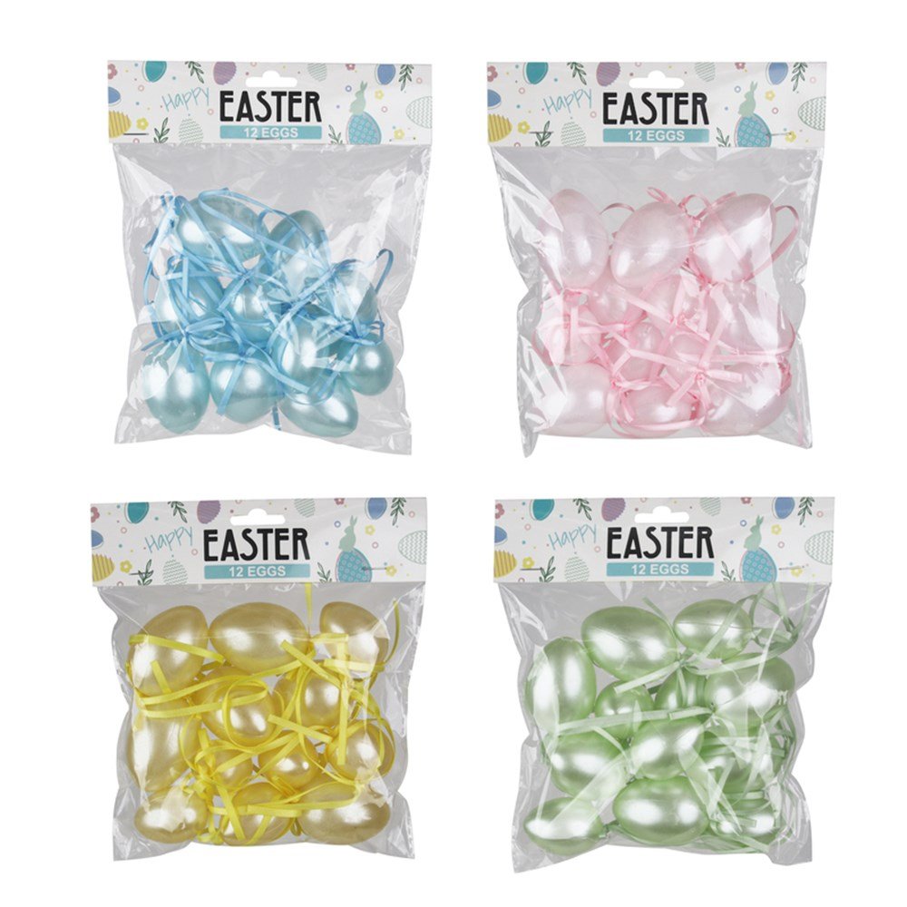 12pc Easter Eggs Blue