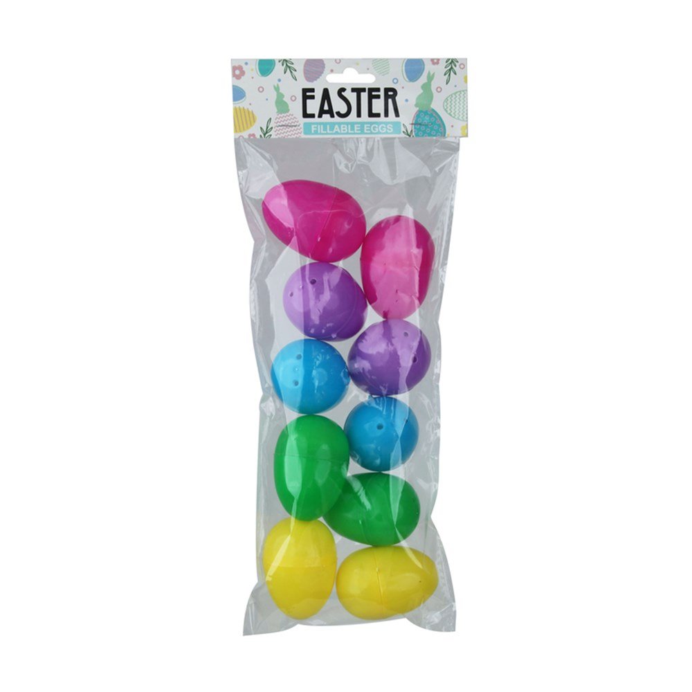 10pc 6cm Fillable Eggs
