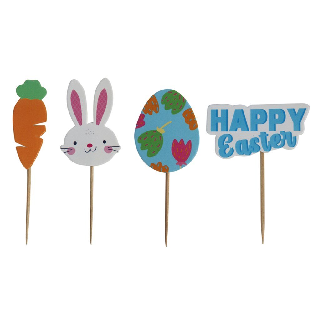 12pc Easter Cupcake Topper